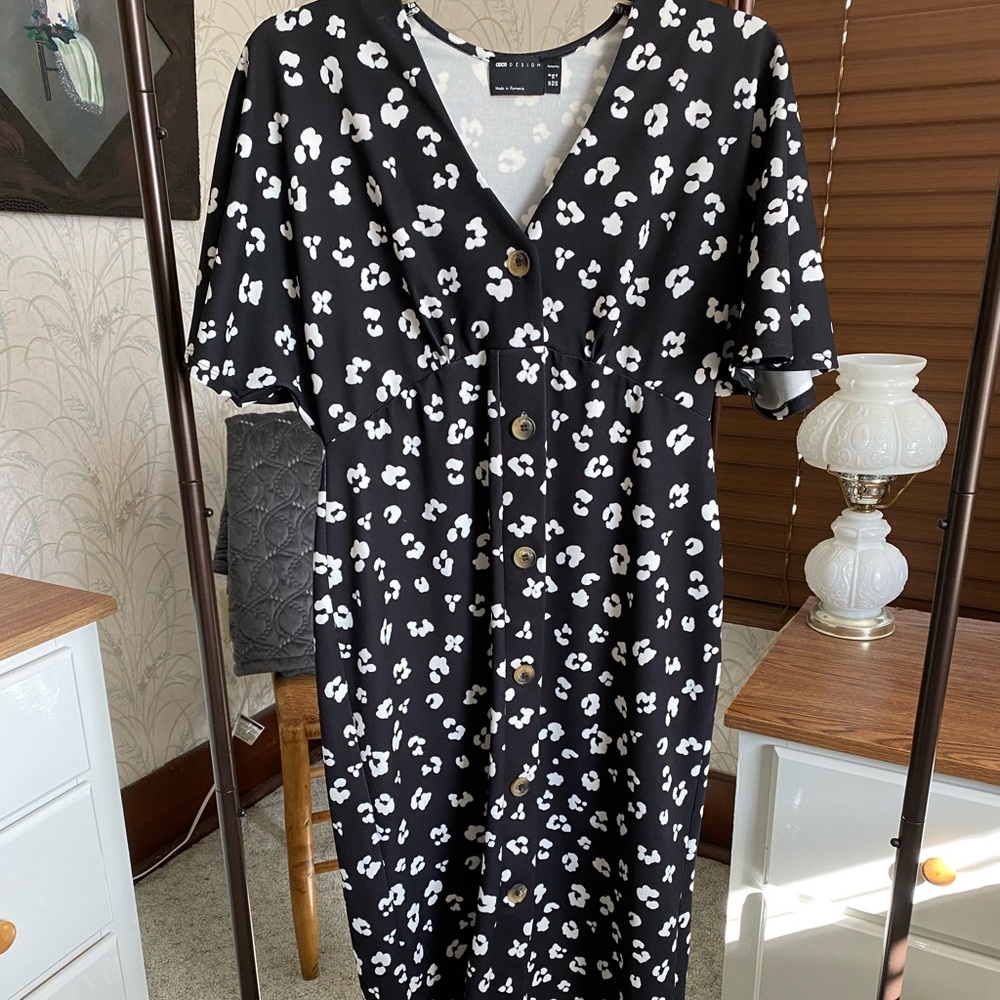 ASOS DESIGN Maternity animal print dress